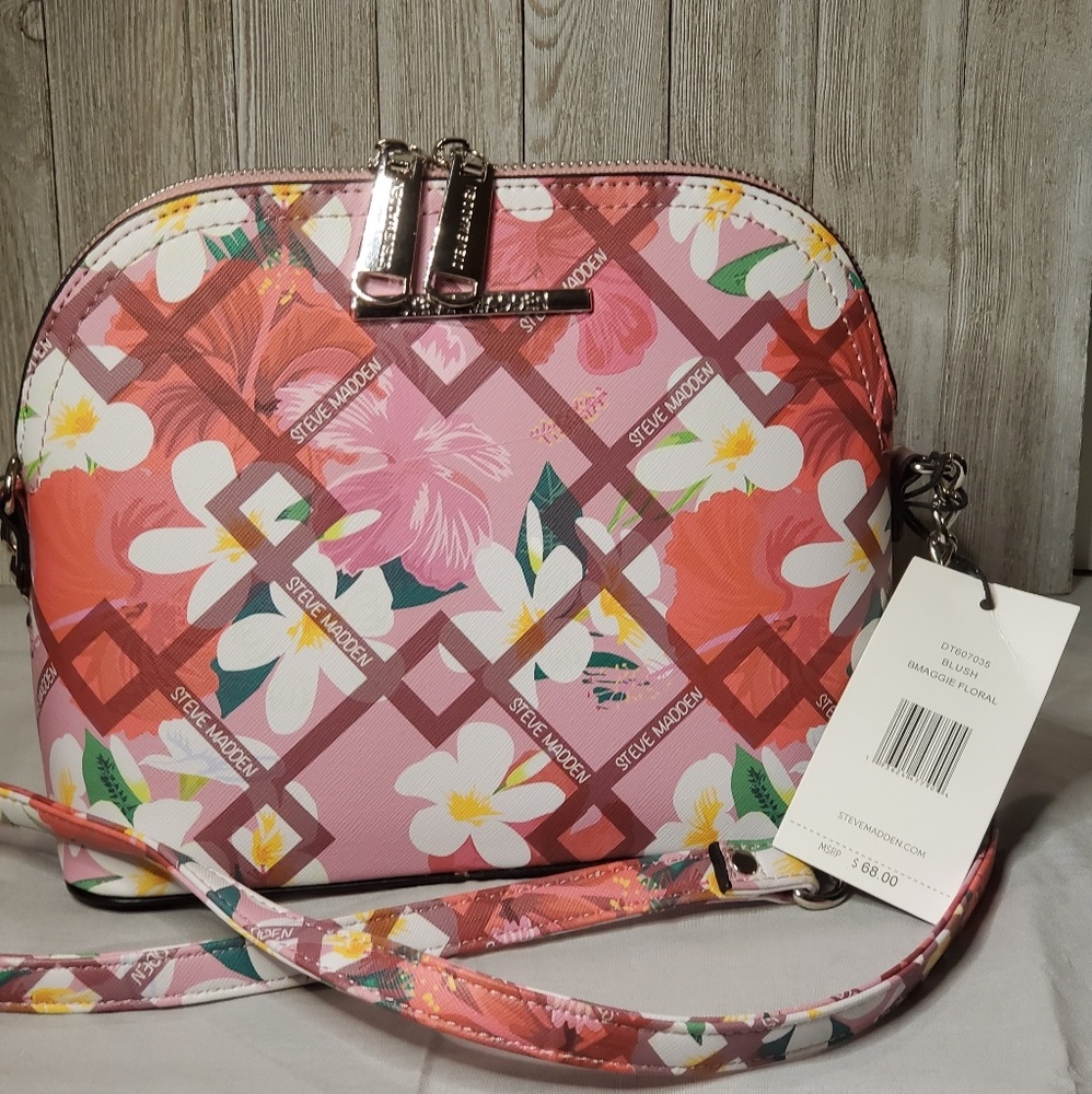 Steve Madden Crossbody Floral Purse NWT